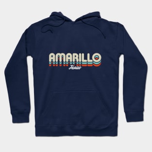 Retro Amarillo Texas Hoodie